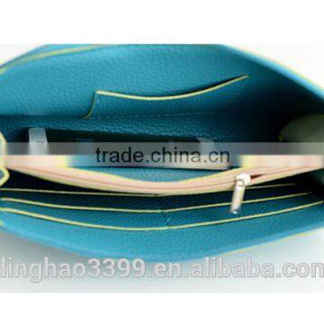 2016 Stylish Wallet Genuine Leather Clutch Wallet Nice Pattern Soft Wallet photo-5