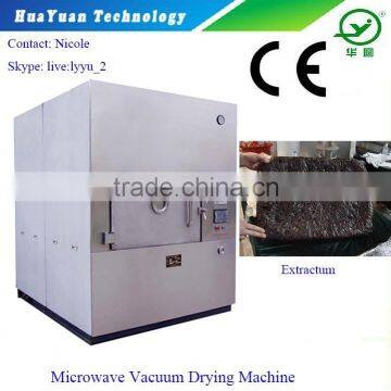 Batch Type Microwave Vacuum Drying Machine / Extraction Paste Dryer