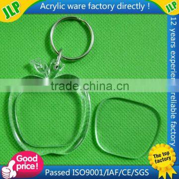 2016 promotional custom clear acrylic key chain