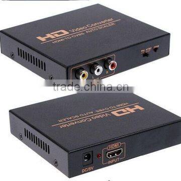 3years global warranty Cheap av 1.3v 1080p mini av to h dmi converter at best price