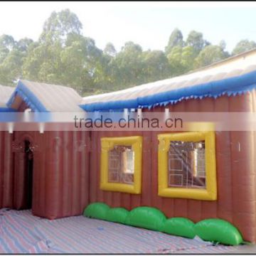 inflatable house tent/inflatable wooden tent