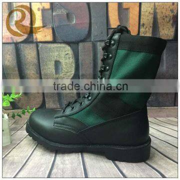 Yiwu Genuine Leather Waterproof Steel Toe Caps Military Army Boots photo-3