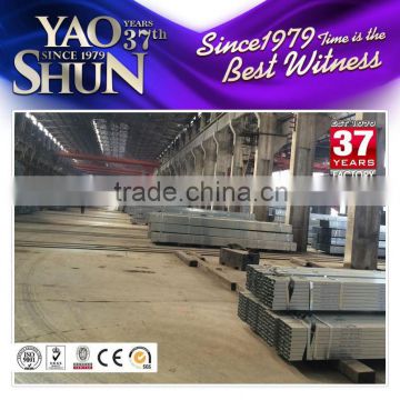 tianjin mill 25x25mm pre-galvanized steel square tube