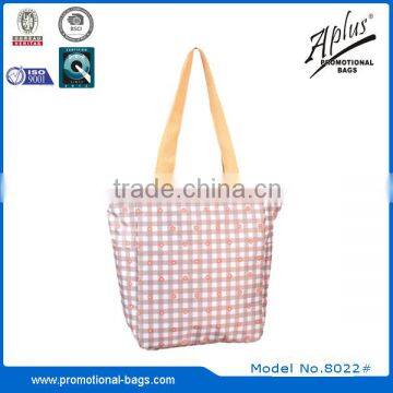 Promotional colorful ripsto tote bags for women