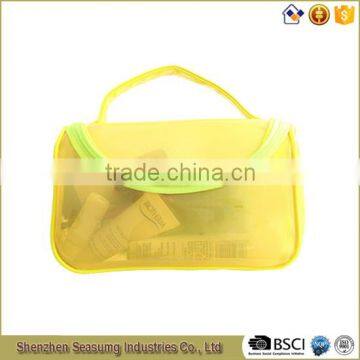 2016 Popular Clear PVC Cosmetic Bag with Various Color Options