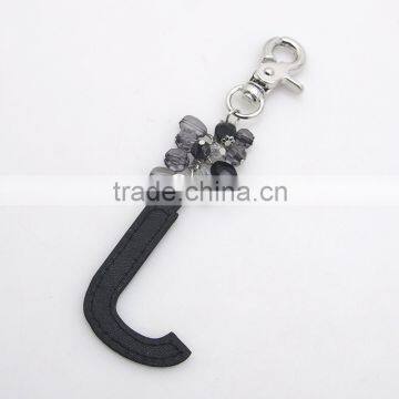 Customized Word Jewelry Light Metal Resin Leather Keychain For Men photo-5