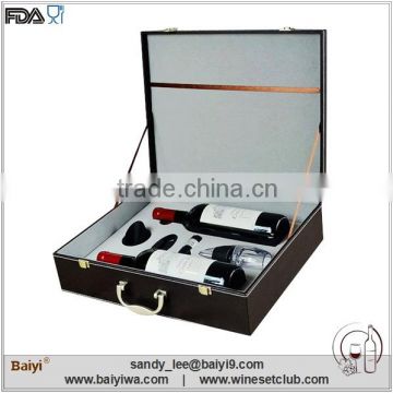 Luxury 2 Bottle PU Leather Wine Box