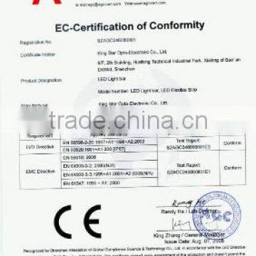 CE For LED strip and LED bar