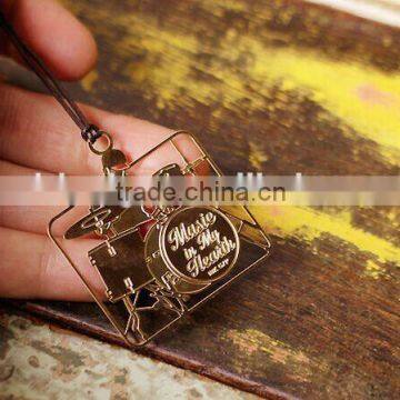 New Arrivals Lovely Free Printable Inapiration Creative Metal Music Instrument Shape Korean Bookmark for Books photo-5