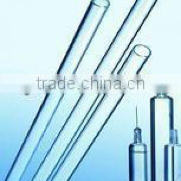 Clear pharmaceutical low borosilicate glass tube