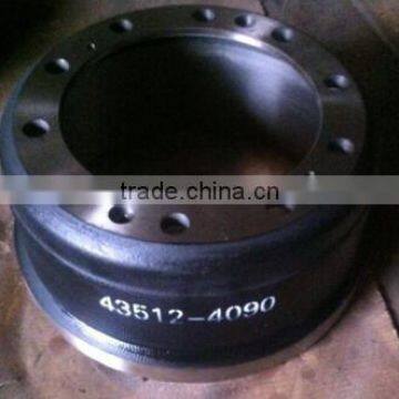 43512-4090 Japanese truck brake drum for hino