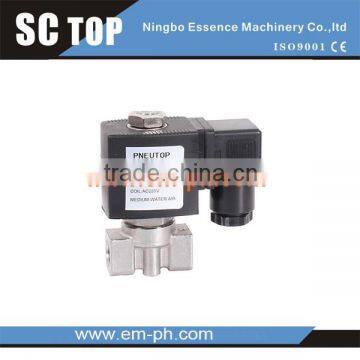 pneumatic pilot operated valves Fluid Control valve with 2/2-way piston solenoid valve