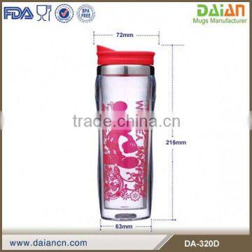 Personalized Plastic Double Wall Mugs Paper Insert photo-2