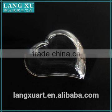 Crystal Dinnerware Heart Shaped Dinner Plates Cheap Glass Plate photo-3