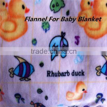 TC PRINTED FLANNEL FABRIC 80/20