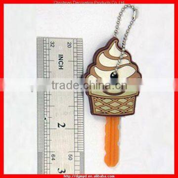 Promotion Ice cream key cover with bead chain and plastic keys (MYD-KC1656)