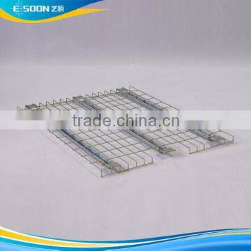 Floor supermarket metal decking rack shelving decks