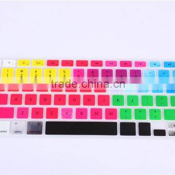 Colorful Protector Film Silicone Keyboard Cover for MacBook Pro 13" 15" 17" Colored Silicone Rubber Keyboard Cover for Macbook photo-2