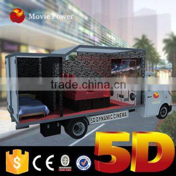 Lowest Investment 5d Mobile Cinema Trailer With Litlt Risk but High Profit