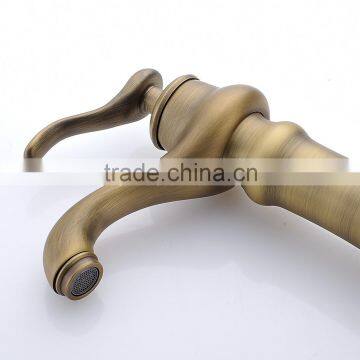 Hot Selling Bathroom Antique Bronze Basin Faucet photo-5