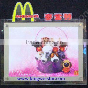 The Mcdonald's crystal dversing LED Light Box