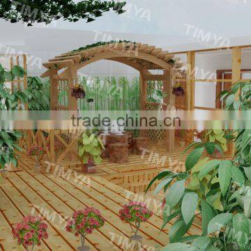 Arch Cheap Aluminium Garden Stone Column Pergola Metal
