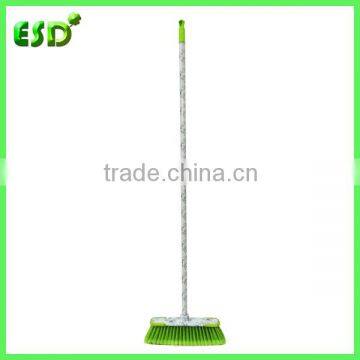 Colorful Plastic Hard Broom With Metal Handle