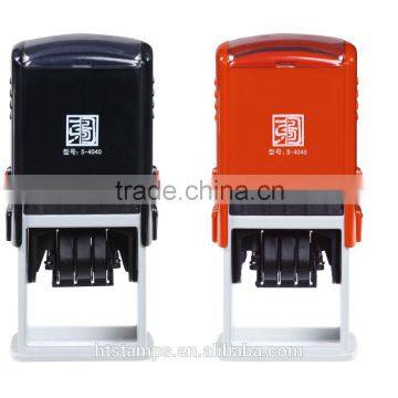 Sample Free Epress Square 40mm Black Time Date Stamp for Plastic Bag