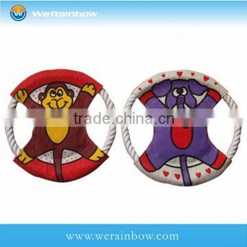 good quality wholesale customized dog rope frisbee