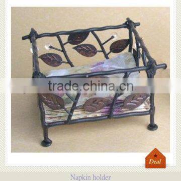 Metal antique cooktail napkin holder