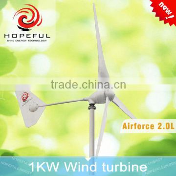 1kw wind solar hybrid electric system for efficiency use wind turbine