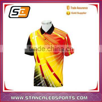 Stan Caleb Custom high quality sublimated print tennis wear