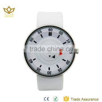 Newest style PU silicone watchband japan original quartz watch gold time watches ladies women 1099