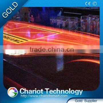 Best price Chariot top bar counter interactive ,easily customize the different visual effects