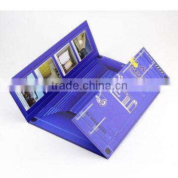 Professional supply high quality coated paper presentation folder