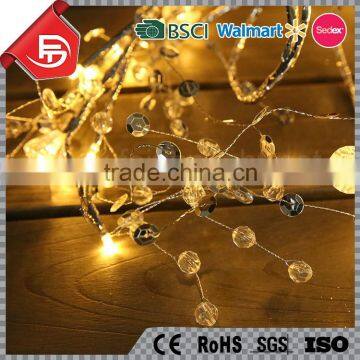 TZFEITIAN fairy warm white battery operated mini diamond globe string lights