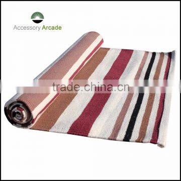 Anti slip yoga exercise Mat, 100% Cotton