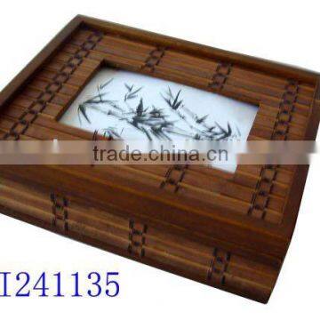 Handmade wood and bamboo beautiful picture box