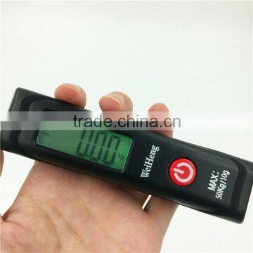 Amazon hot sale digital pocket luggage scale 50kg with belt or hook