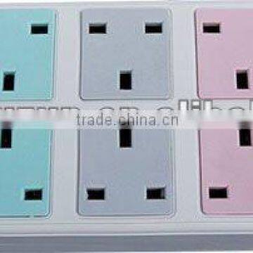 8 way British/UK extension socket