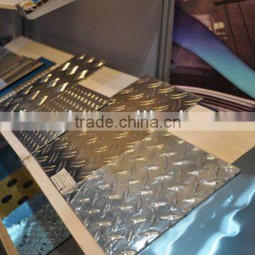 platform aluminium tread plate/bright tread plate/Stair tread board