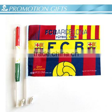 Promotion custom polyster car window flag