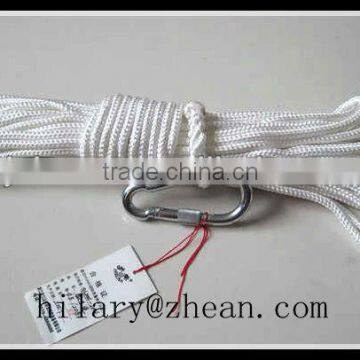 high strength rope/ small elongation rope with steel without steel