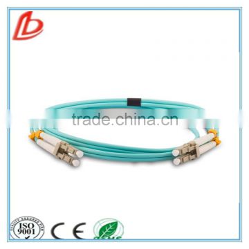 OM3 50/125 lc-lc duplex 10G om3 multimode fiber optic patch cord,MM duplex jumper lc fiber optical patch cord