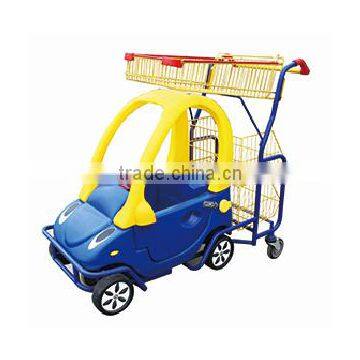 RH-SK04 racking car shopping cart with three layer baskets