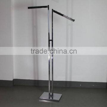 RH-YJ01 cloth display racks 400*300*1800 Q235 chrome plated High Quality Clothes Rack Stand Display