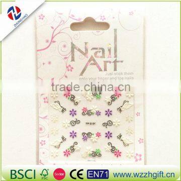 hot sale nfc art nail sticker ,nail sticker