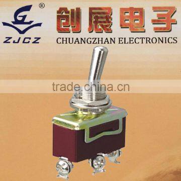 20A DPDT ON-OFF toggle switch,short handle red toggle switch on/on pcb terminal