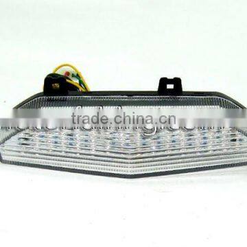 ZX-6R Plastic tail lights/Motorcycle Clear LED tail light for Kawasaki ZX6R 2007-2008 PROMOTION!!