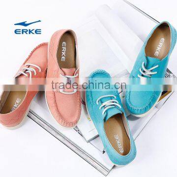 ERKE 2015 New Style Womens Fashion Casual Shoes Flat Sole Casual Shoes for Lady Boat Shoes Girls Driving Shoes Wholesale/OEM photo-6